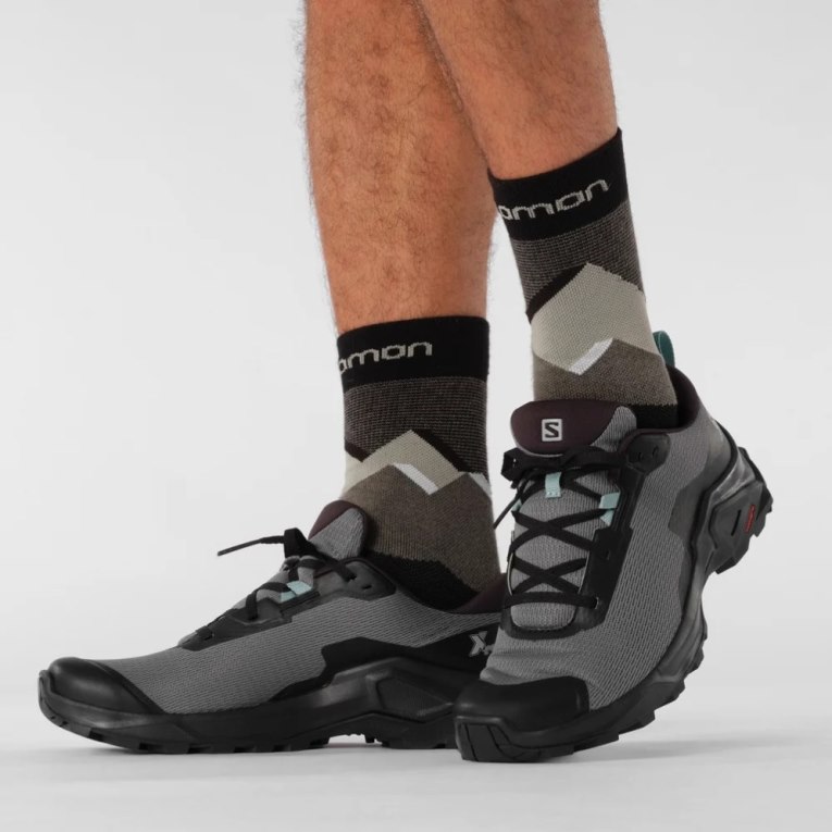 Grey / Black Salomon X Reveal 2 Men's Hiking Shoes | IE OY3026